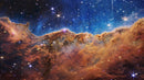 Cosmic Cliffs in the Carina Nebula Photo (NIRCam Image) from NASA, ESA, CSA, STScI. Galaxy Nebula Space Wall Mural | Peel and Stick Wallpaper.