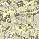 Vintage Map of Madrid, Spain 1883