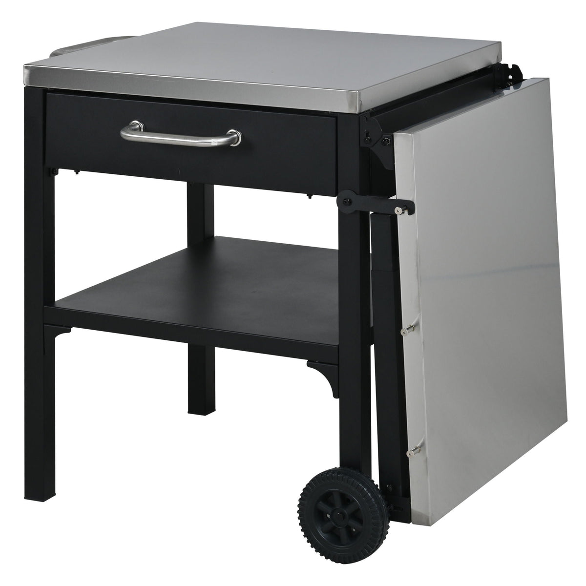 Foldable Outdoor Kitchen Cart With Storage For Patio, photo 15 of 35