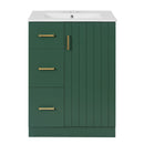 Bathroom Vanity With Under Mount Sink, 2 Drawers And Soft Closing Door by HouseOfZazla