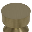Miller - Side Table - Black / Brass by Unique Piece Furniture