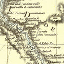 Vintage Map of Egypt 1883