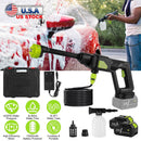 Cordless Pressure Washer with 6-in-1 Nozzle - Car Cleaner by LJGDeals