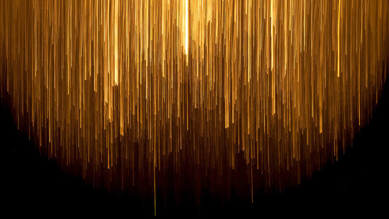 Vertical Streaks of Light Wall Mural. Abstract Glowing Vertical Lines Wallpaper.