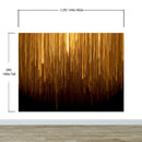 Vertical Streaks of Light Wall Mural. Abstract Glowing Vertical Lines Wallpaper.
