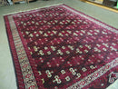 7' X 10' Antique Handmade Yamud Turkoman Wool Rug Excellent