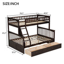 Bunk Bed With Drawers, Convertible Storage Bed by Unique Piece Furniture