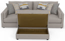 Trevor - Extra Deep Oversized Sofa With Included Storage Cocktail Ottoman