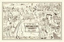 Vintage Map of Northwestern University 1940