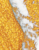 Abstract Bright Color Ink Splotch Pattern Wall Mural. Gold, White and Blue.