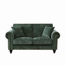 2 Seater Sofa With Rolled Arms, Tufted Upholstered Couch by Unique Piece Furniture