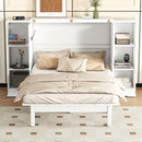 Murphy Bed With Shelves, Drawers And USB Ports by Unique Piece Furniture