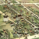 Vintage Map of Windsor Locks, Connecticut 1877