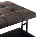 Harrison - Large Coffee Table Storage Ottoman by HouseOfZazla