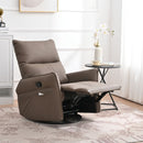 360° Modern Small Rocking Swivel Recliner Chair With Side Pocket by HouseOfZazla
