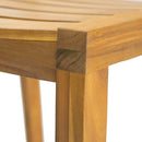 Outdoor Dining Side Chair (Set of 2) - Teak Finish by HouseOfZazla