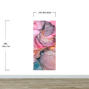 Abstract Alcohol Ink Pattern Wall Mural. Agate Design. Removable Peel and Stick Wallpaper.