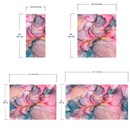 Abstract Alcohol Ink Pattern Wall Mural. Agate Design. Removable Peel and Stick Wallpaper.