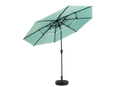 Aluminium 10ft 3 Tier Auto-Tilt Outdoor Patio Umbrella - Light Green