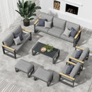 Modern Outdoor Sofa Set With Coffee Table