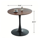 Mid-Century Tulip Table With Round Top, Pedestal Base by Unique Piece Furniture