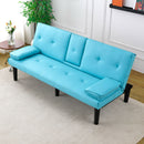 Sofa Bed With Foldable Design And Cup Holder