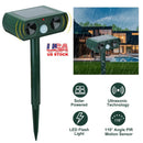 Ultrasonic Animal Repeller Solar Powered Motion Sensor by LJGDeals