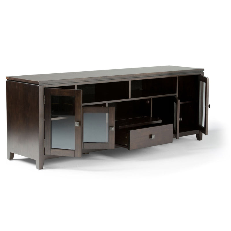 Cosmopolitan - Wide TV Media Stand - Mahogany Brown, photo 2 of 5
