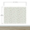 White Magnolia Wall Mural Peel and Stick Wallpaper.