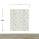 White Magnolia Wall Mural Peel and Stick Wallpaper.
