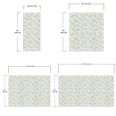 White Magnolia Wall Mural Peel and Stick Wallpaper.