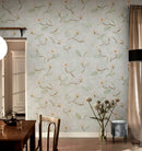 White Magnolia Wall Mural Peel and Stick Wallpaper.