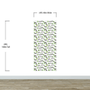 Tiger and Leopard Wallpaper Pattern. Safari Animal Print Wall Mural.