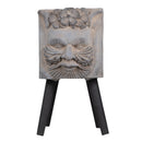 Greek God Statue Planter With Legs - Gray by Unique Piece Furniture