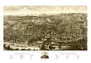 Vintage Map of Albany, New York 1879
