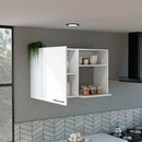 Burwood Kitchen Wall Cabinet with 2 Doors and Shelves - White by HouseOfZazla