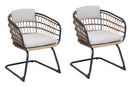 Wicker Dining Chair Set of 2 by HouseOfZazla