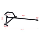 Timberjack Triple Thick Log Lifter Heavy-Duty Log Jack - Black by HouseOfZazla