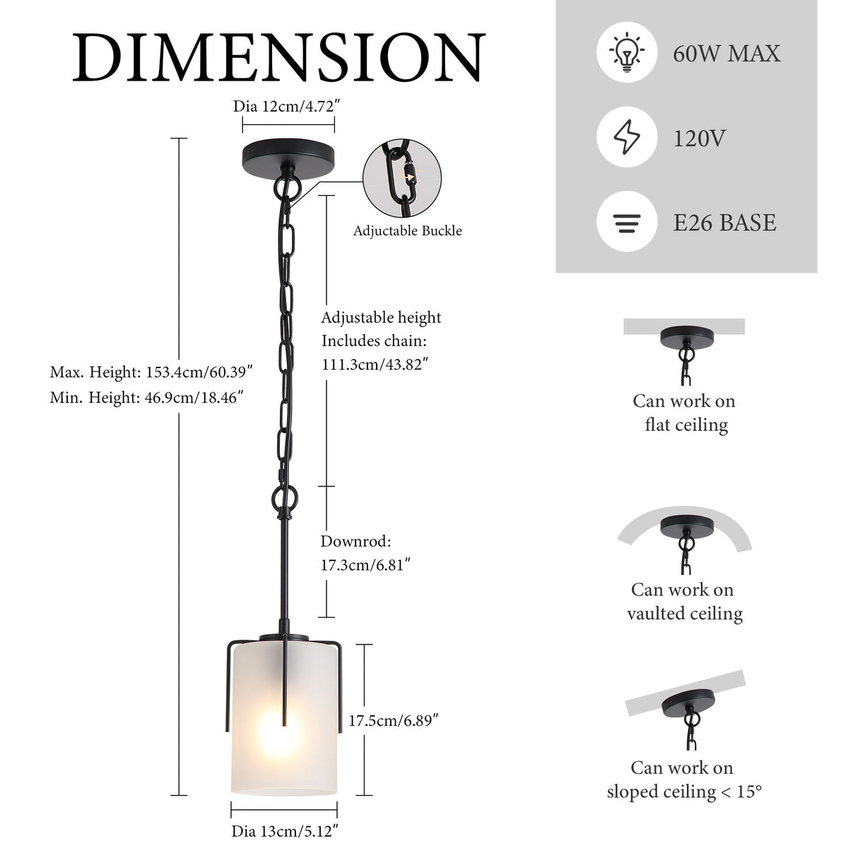 Adjustable Cylindrical Pendant Light, photo 26 of 40