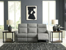 Gauntlet - Reclining Sofa - Sterling by Unique Piece Furniture