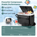 64QT Portable Compressor Fridge Freezer for Vehicles Camping Travel Truck RV Boat by LJGDeals