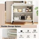 64.5 Inches Tall Kitchen Pantry Cabinet with Charging Station and Wine Glass Rack by LJGDeals