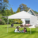 17 Feet x 10 Feet Foldable Pop Up Canopy with Adjustable Instant Sun Shelter by LJGDeals