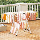 64 Inches Clothes Drying Rack with Height Adjustable Wings by LJGDeals