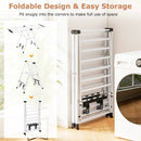 64 Inches Clothes Drying Rack with Height Adjustable Wings by LJGDeals