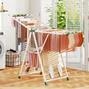 64 Inches Clothes Drying Rack with Height Adjustable Wings by LJGDeals