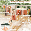 64 Inches Clothes Drying Rack with Height Adjustable Wings by LJGDeals