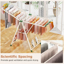 64 Inches Clothes Drying Rack with Height Adjustable Wings by LJGDeals