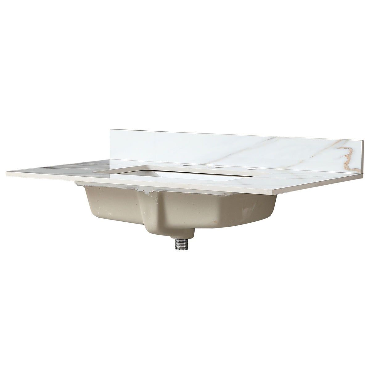 Vanity Top With Undermount Sink And Backsplash, Sintered Stone, photo 26 of 40