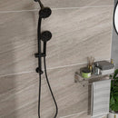 Multi Function Dual Shower Head System With 4.7" Rain Showerhead, 8 Function Hand Shower, Adjustable Slide Bar by HouseOfZazla